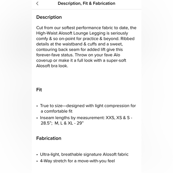 Navy Blue women’s Alo Alosoft set LIKE NEW sz XS - Picture 14 of 14